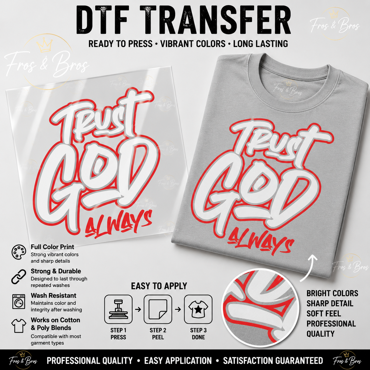 Trust God Always DTF
