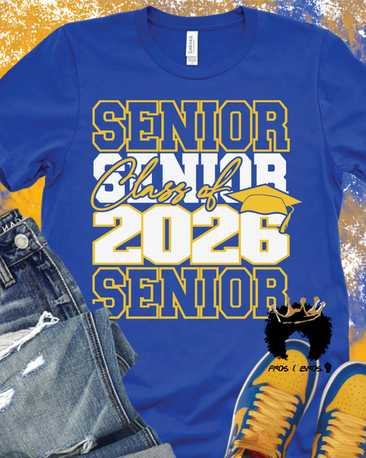 Senior Class of 2026 Stacked Tee