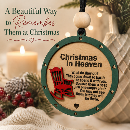 Christmas in Heaven Memorial Ornament