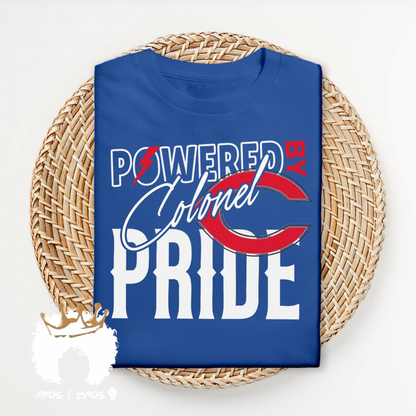 Powered By School Spirit Tee