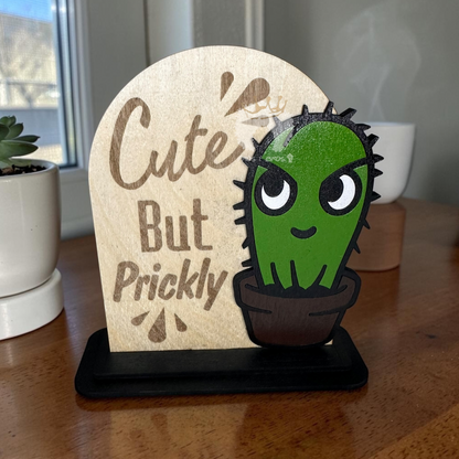 Funny Animal Desk Stands- Laser Cut Wood Decor