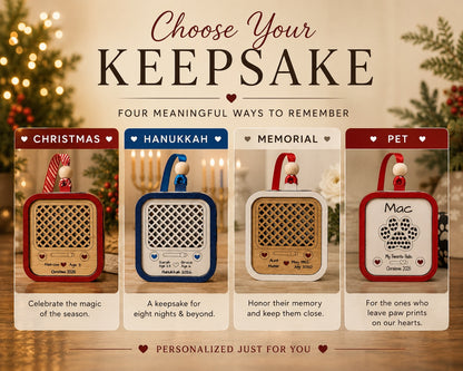 Personalized Vintage Radio Ornament