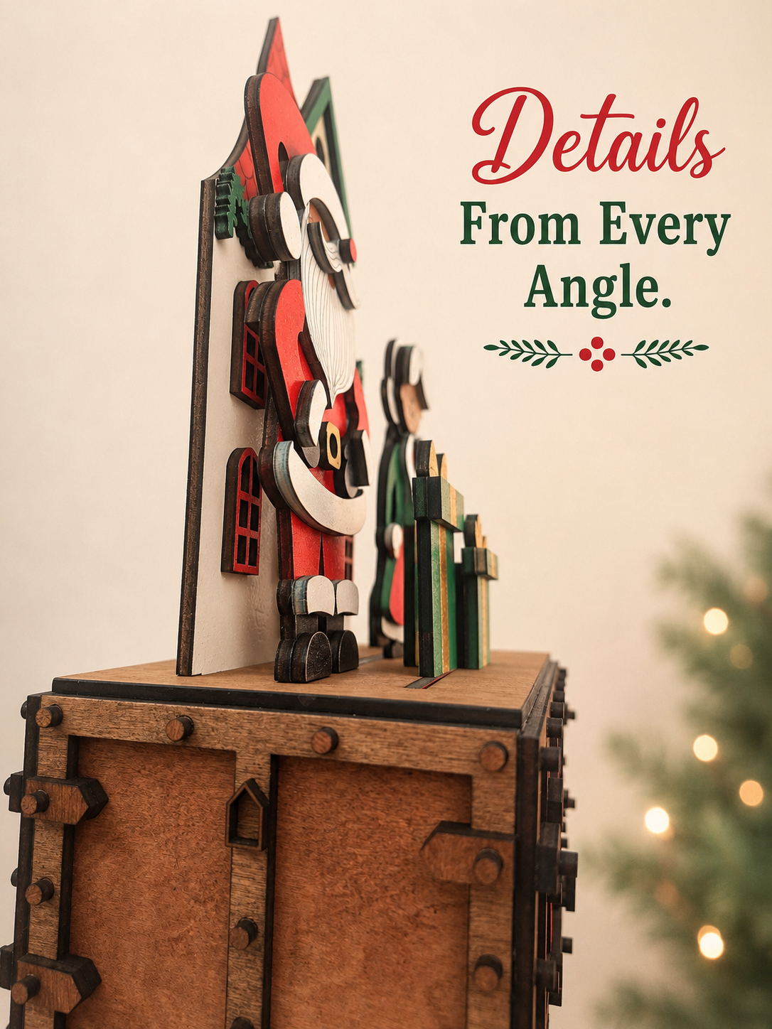 Santa’s Workshop Interchangeable Christmas Display