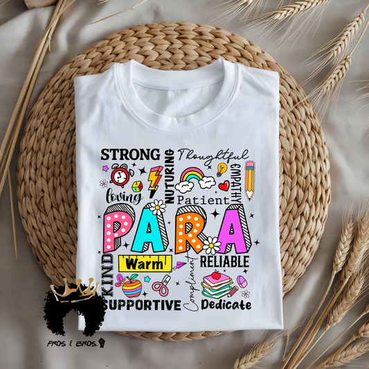 P.A.R.A. Word Art DTF Transfer