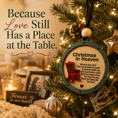 Christmas in Heaven Memorial Ornament