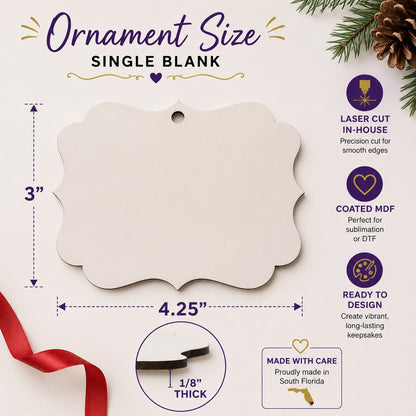 Benelux Ornament Blanks