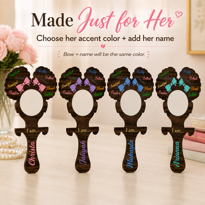 Positive Affirmation Mirror- Girl