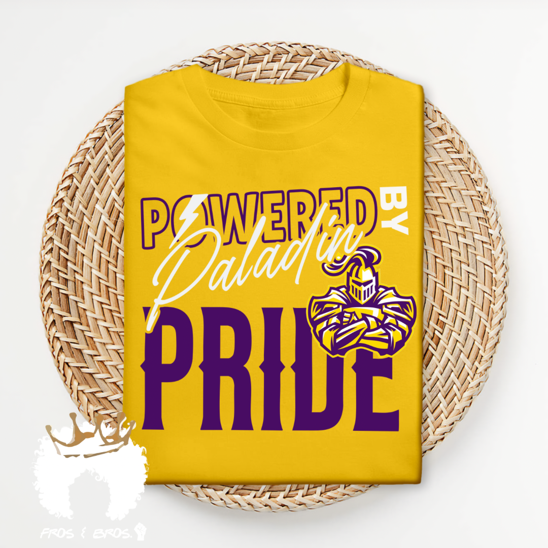 Powered By School Spirit Tee