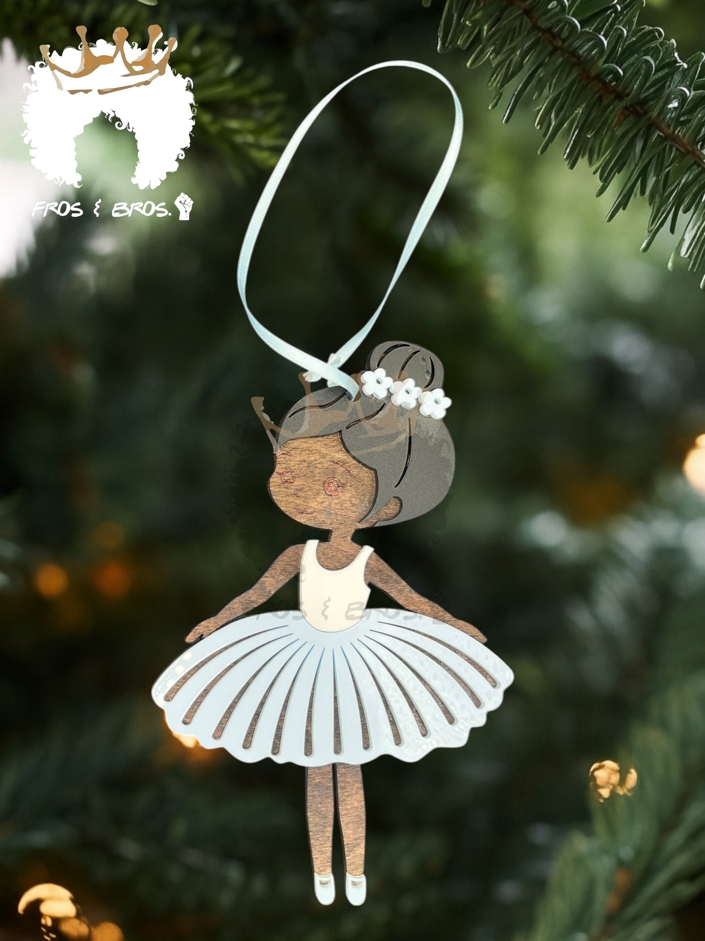 Fairy or Ballerina Ornament – Customizable Skin Tones & Colors
