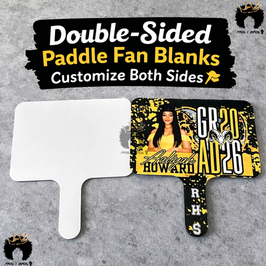 Custom Double-Sided Sublimation Paddle Fan