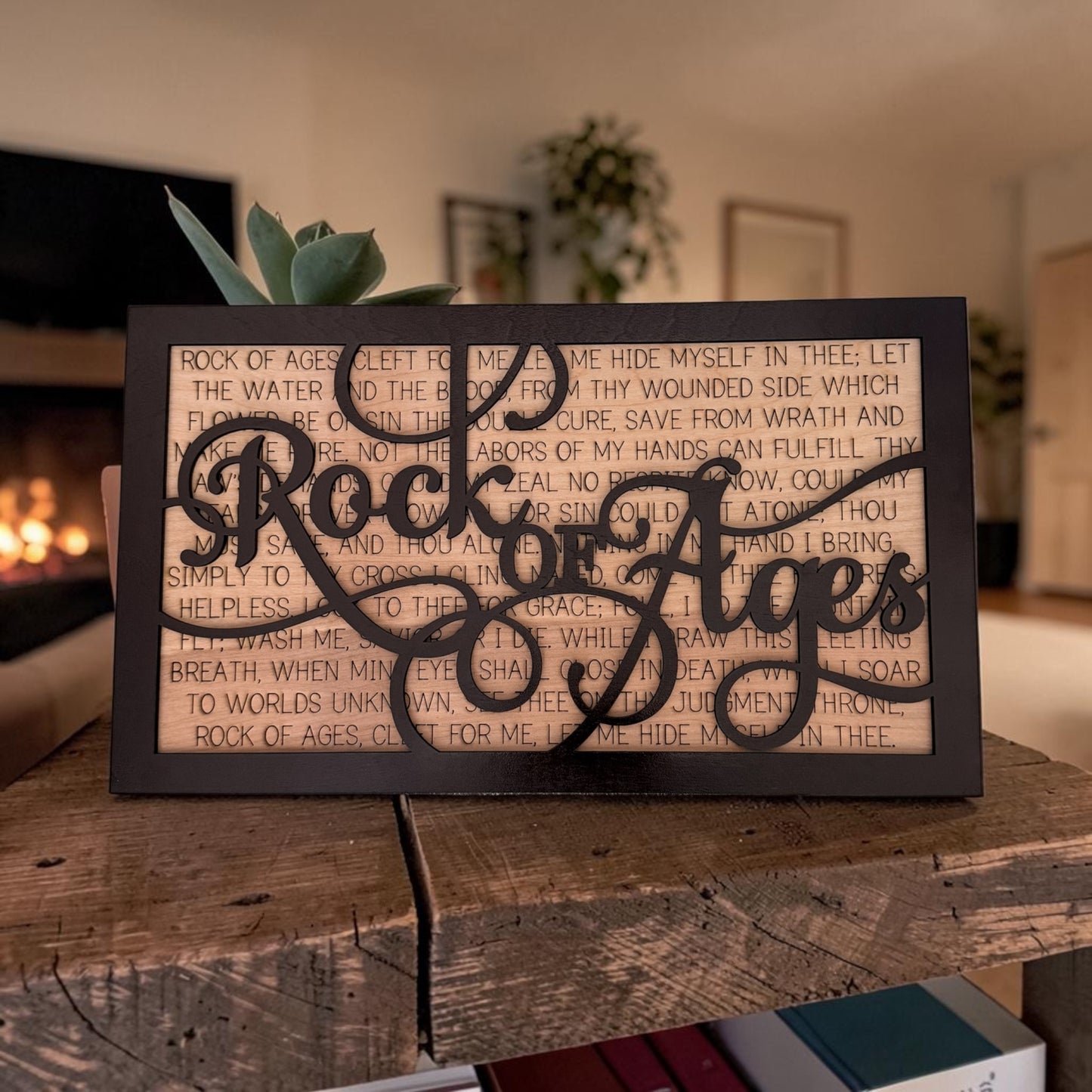 Layered Hymn Wall Art