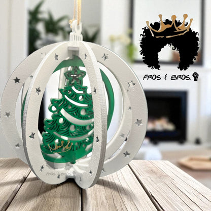 3D Layered Holiday Ornament Collection