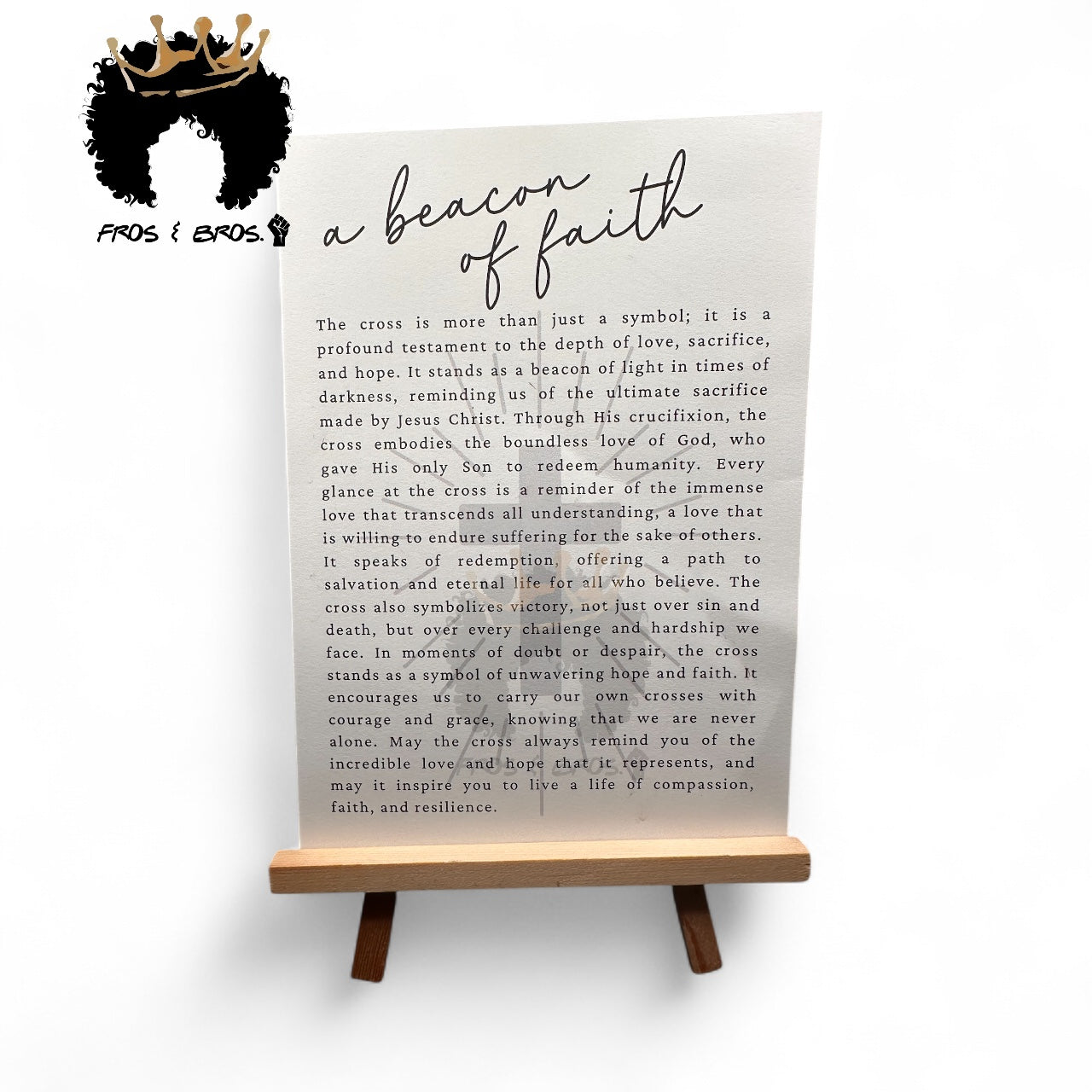 ✨ A Beacon of Faith Ornament & Story Card Set