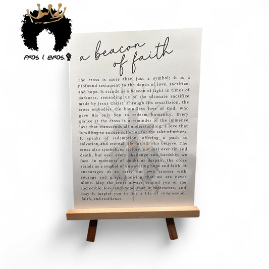 ✨ A Beacon of Faith Ornament & Story Card Set