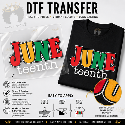 Juneteenth DTF Transfer