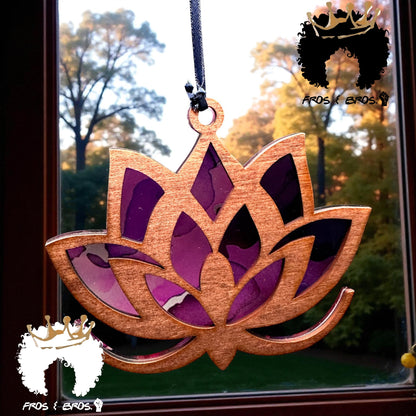 Darkness to Light Lotus Suncatcher + Story Card