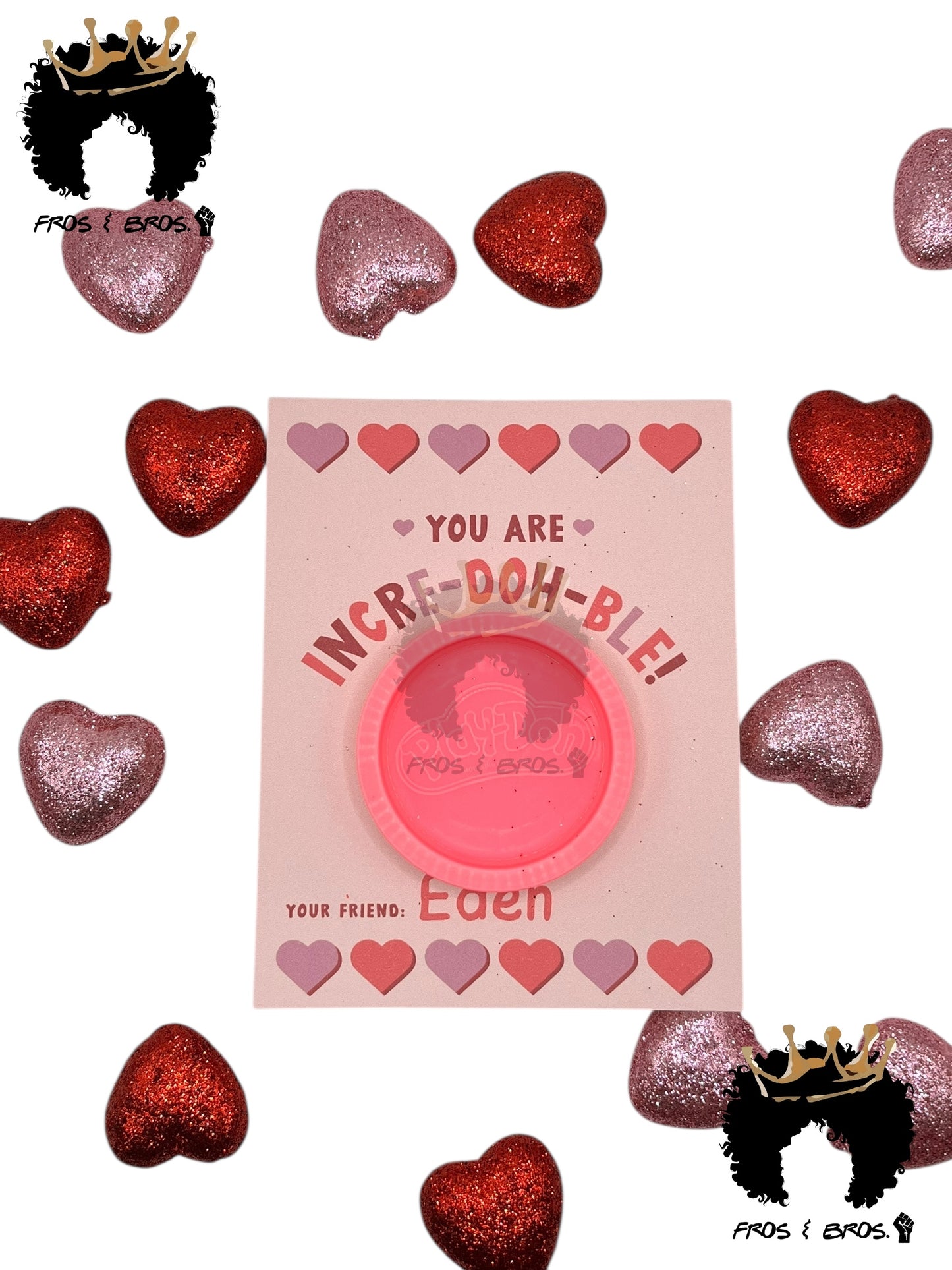 Won-Doh-Ful Valentine Play Doh Card Set (Set of 4) 💖