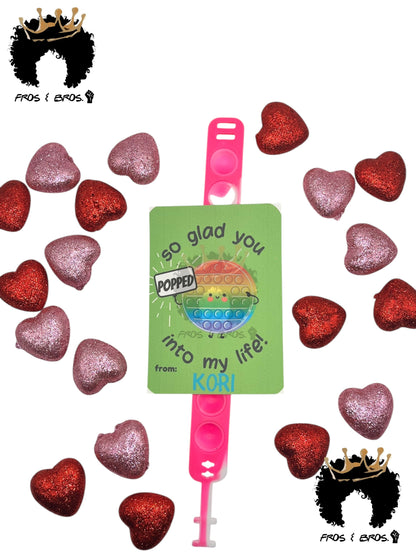Pop-It Valentine Card Set (Set of 4)