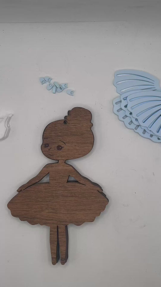 Fairy or Ballerina Ornament – Customizable Skin Tones & Colors
