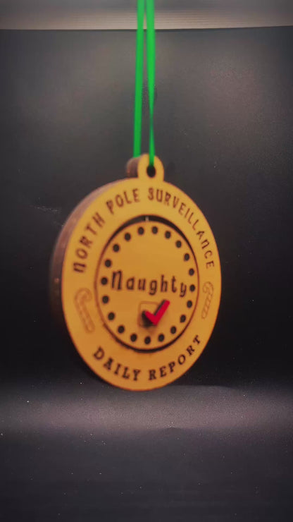 North Pole Surveillance Daily Report Ornament