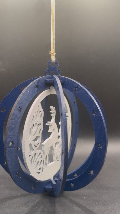 3D Layered Holiday Ornament Collection