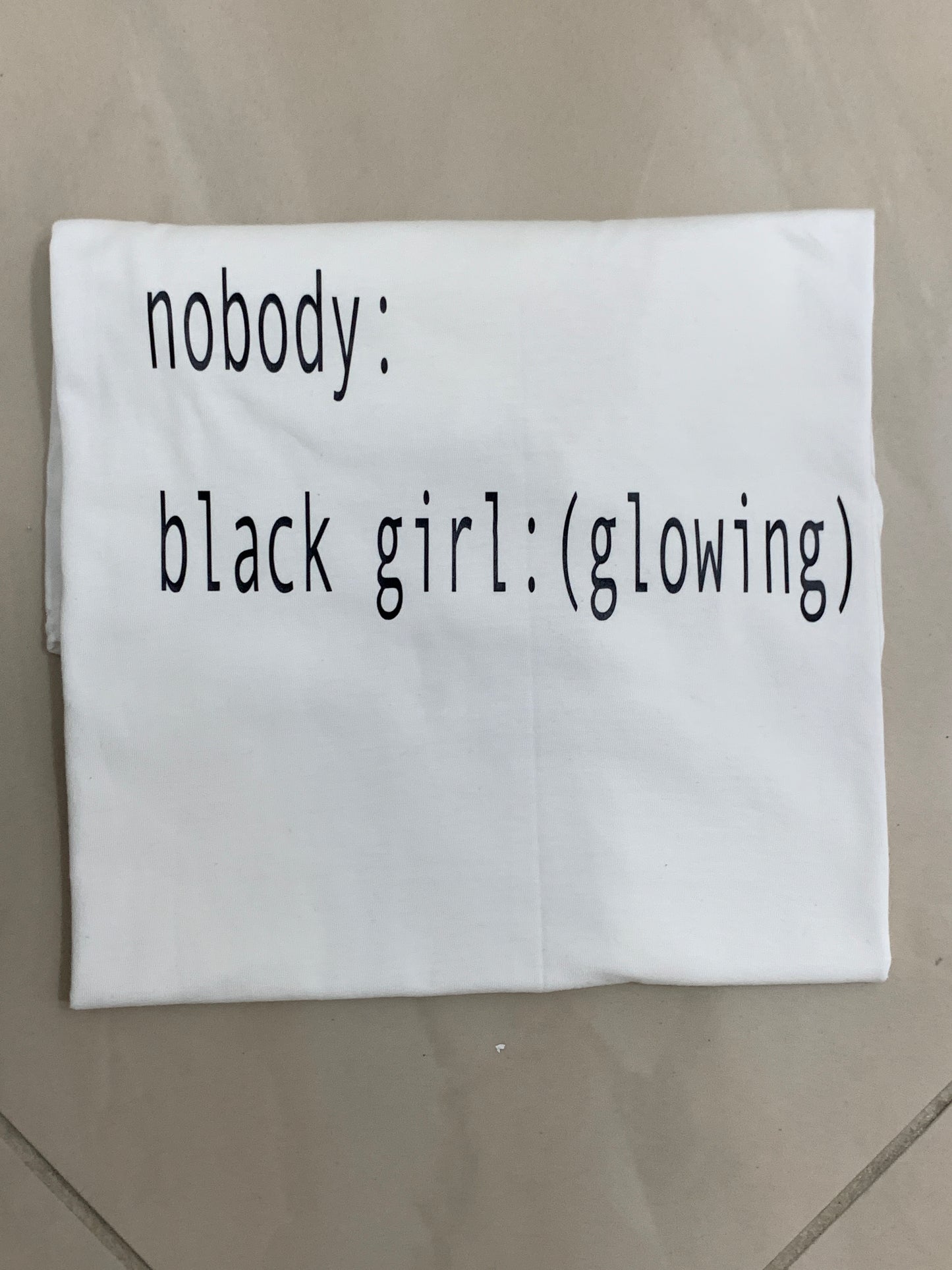Black Girl Glowing
